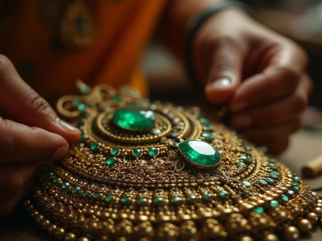 The Fascination of Indians with Emeralds in Temple Jewellery