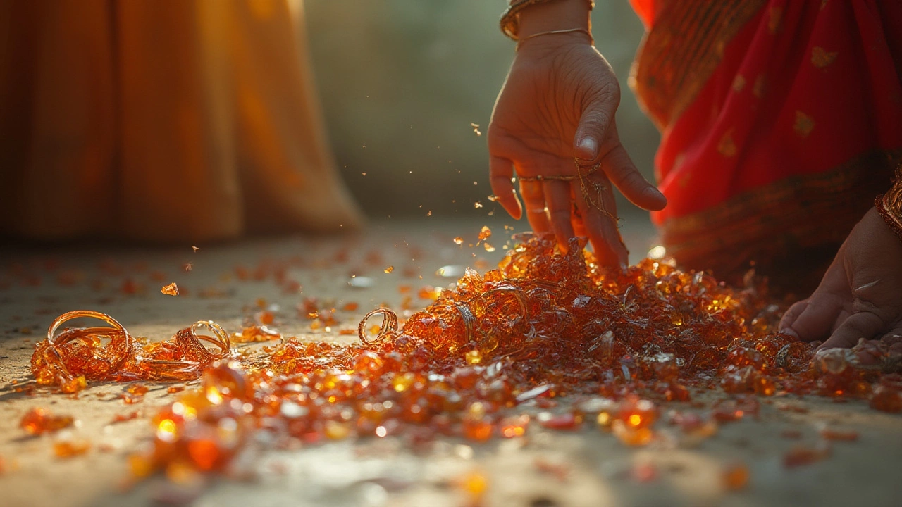 Breaking Glass Bangles: Symbolism, Meaning, and Cultural Significance